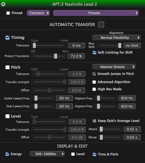 APT control panel