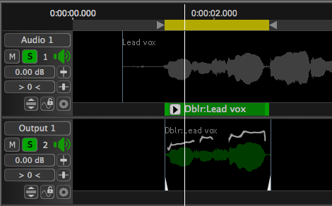 Doubler - Playback Range processed