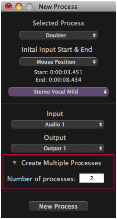 Doubler - Create mulitple Processes