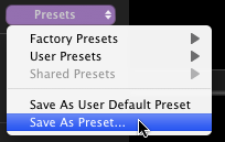 Doubler Presets - Save User